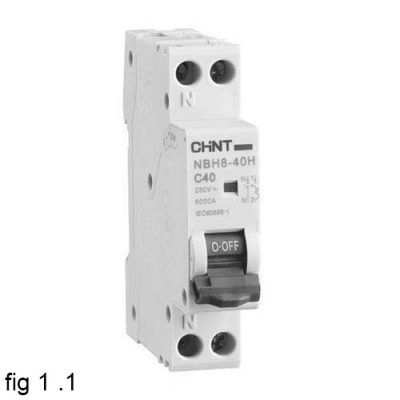 single-phase circuit breaker fig 1.1